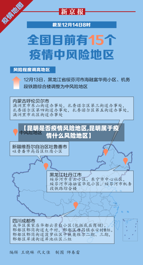 【昆明是否疫情风险地区,昆明属于疫情什么风险地区】