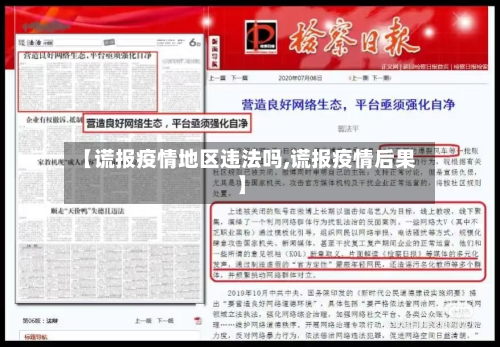 【谎报疫情地区违法吗,谎报疫情后果】-第2张图片