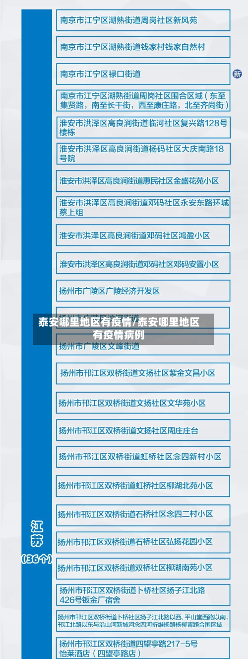 泰安哪里地区有疫情/泰安哪里地区有疫情病例-第3张图片